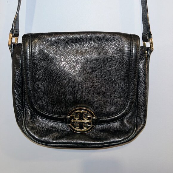 Tory Burch Amada Classic Flap Saddle Design Crossbody Bag - Picture 10 of 11